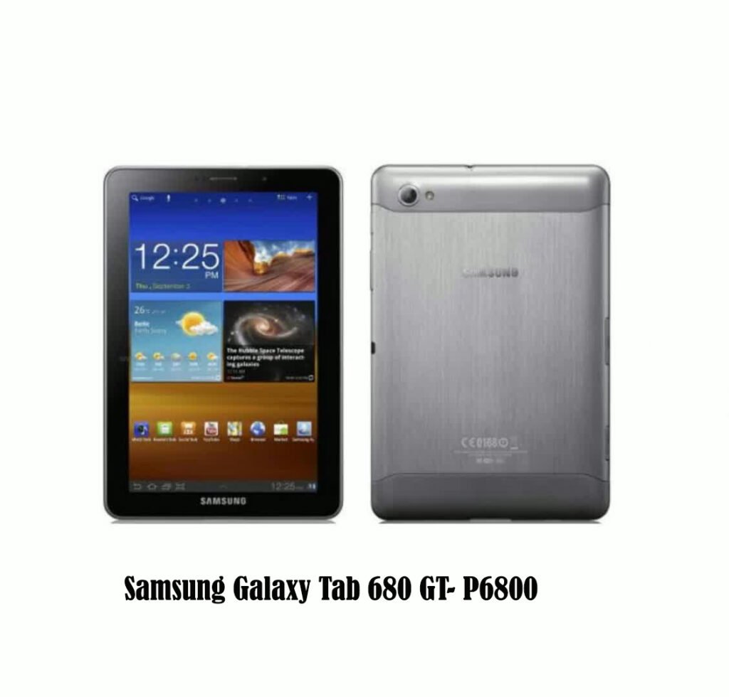 Samsung Galaxy Tab 680 screen quality