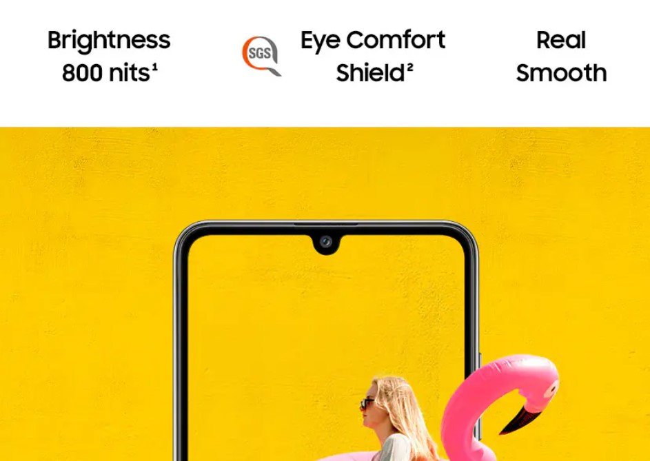 Samsung A32 90Hz Super AMOLED screen smooth scrolling